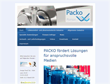 Tablet Screenshot of packo.de